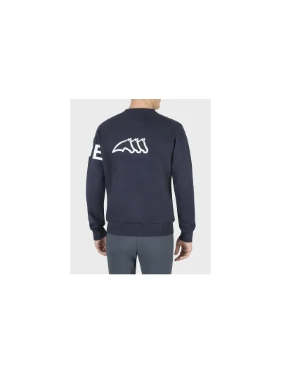 Sweat bleu marine pour homme Calic - Equiline - imagen 4