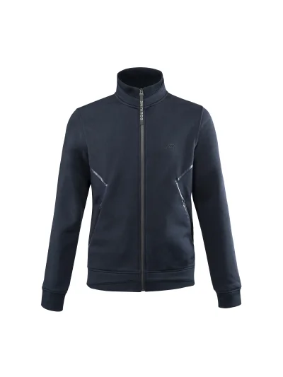 Sweat zippé bleu marine pour homme Cranberry - Equiline