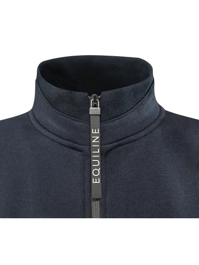 Sweat zippé bleu marine pour homme Cranberry - Equiline - imagen 2