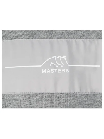 Sweat gris clair zippé avec coudières pour homme Fair - Equiline - imagen 2