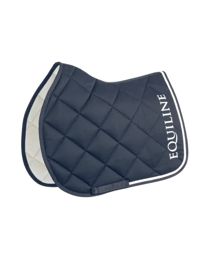 Sudadero de doma azul marino con bordado blanco para caballo (full) Chirillc - Equiline - imagen 2