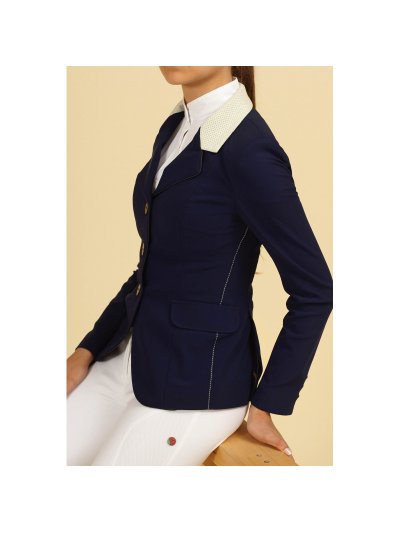 Veste de compétition bleu marine pour femme Etna - Manfredi