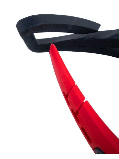 Étriers junior rouges et noirs - Soft'up lite - Freejump - imagen 4