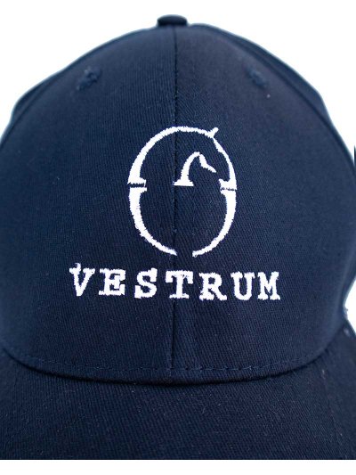 Casquette bleu marine avec logo brodé en blanc - Vestrum - imagen 2