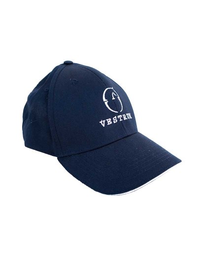 Casquette bleu marine avec logo brodé en blanc - Vestrum - imagen 3