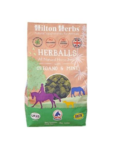 Gourmandises de orégano et menta pour chevaux - Herballs - Hilton Herbs