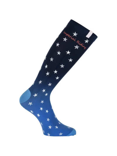 Blue Technical Socks (Navy and Light) with Stars – Vanitas - Imperial Riding - imagen 2