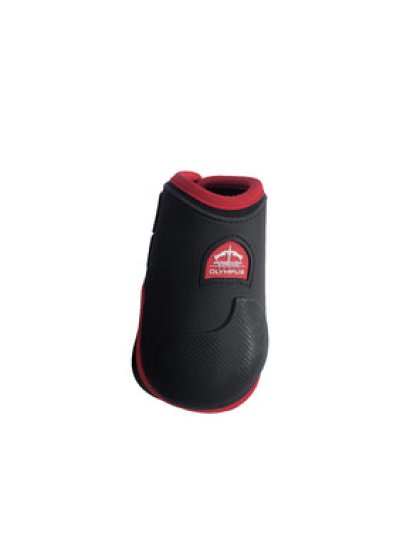 Protectores traseros negros y rojos de salto Olympus - Veredus