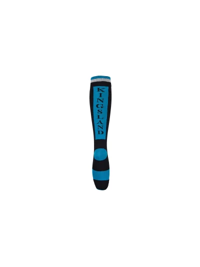 Chaussettes Coolmax hautes noir et bleu ciel Napf - Kingsland - imagen 4