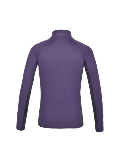 T-shirt d'entraînement à manches longues violet et noire pour fille KLdianne - Kingsland - imagen 2