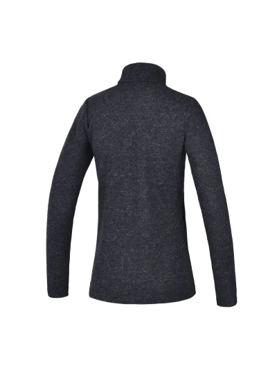 Pull fin en maille gris foncé à col haut pour femme - KLsuzie - Kingsland Dressage - imagen 3