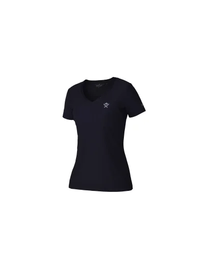 T-shirt technique d'entraînement à manches courtes noir pour femme - Brentina - Kingsland Dressage - imagen 2