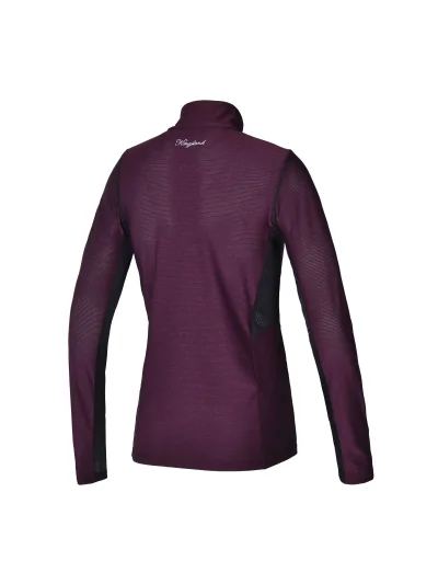 T-shirt d'entraînement à manches longues bordeaux pour femme - KLserenity - Kingsland Dressage - imagen 2