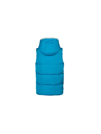 Gilet matelassé bleu et noir avec capuche unisexe Gannett - Kingsland - imagen 2