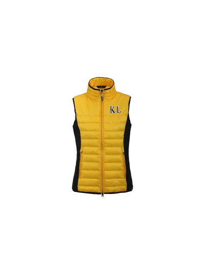 Gilet matelassé jaune et bleu marine unisexe Le Vanto - Kingsland - imagen 2