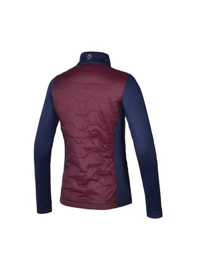 Veste d'entraînement matelassée bordeaux et bleu marine pour femme - KLskyla - Kingsland Dressage - imagen 2