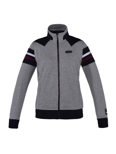 Sweat gris avec fermeture éclair unisexe Aspe - Kingsland - imagen 2