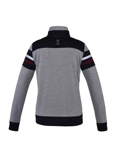 Sweat gris avec fermeture éclair unisexe Aspe - Kingsland - imagen 3