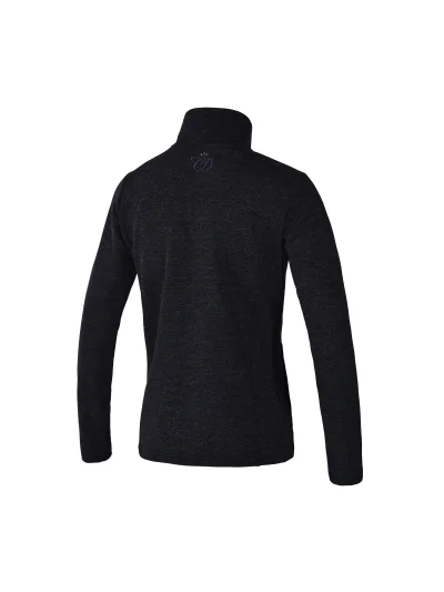 Sweat fine gris foncé chiné avec fermeture éclair pour femme - KLcd Kapiti - Kingsland Dressage - imagen 2