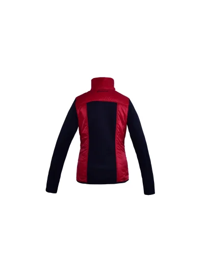 Veste légère rouge avec neopreno noir, col haut e interior polaire pour femme modèle Folly - Kingsland - imagen 2