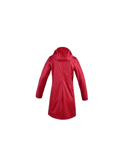 Coupe-vent long rouge et capuche unisexe Rochelle - Kingsland - imagen 2