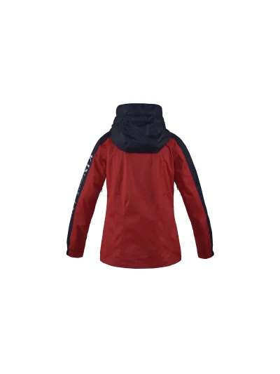 Coupe-vent imperméable rouge et bleu marine avec capuche unisexe Dillon - Kingsland - imagen 3