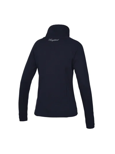 Pull bleu marine et argenté à col haut pour femme - Cafayote - Kingsland Dressage - imagen 2