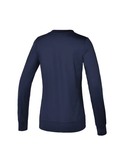 Pull polaire fin bleu marine à strass et clous pour femme - KLscarlette - Kingsland Dressage - imagen 2