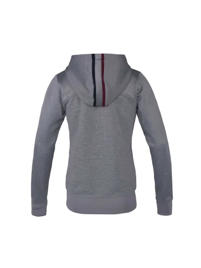 Sweat gris clair avec fermeture éclair et capuche pour femme KLbarisa - Kingsland - imagen 2