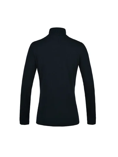Pull en maille fin vert foncé à col haut pour femme KLchevak - Kingsland - imagen 2