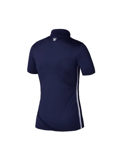 T-shirt d'entraînement à manches courtes bleu marine et argenté pour femme - KLfreya - Kingsland Dressage - imagen 2