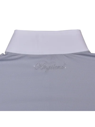 Chemise de compétition à manches longues gris clair pour femme KLjackie - Kingsland - imagen 4