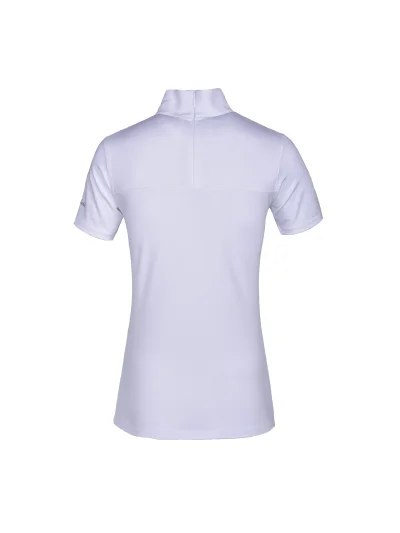 Polo de concours à manches courtes blanc à strass pour femme modèle KLjanna - Kingsland - imagen 2