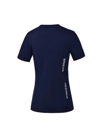 T-shirt d'entraînement à manches courtes bleu marine pour femme KLjaslyn - Kingsland - imagen 2