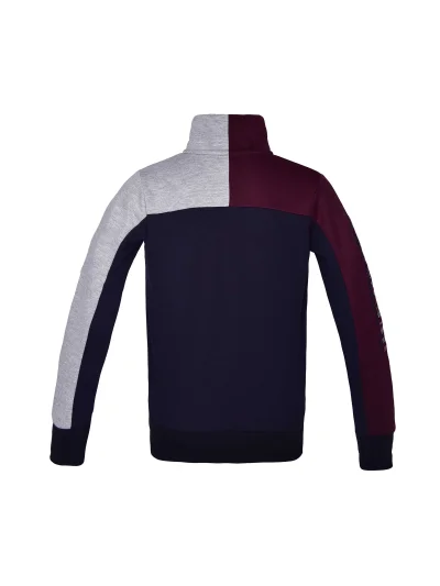 Sweat bleu marine, bordeaux et gris à col haut junior unisexe KLjayden - Kingsland - imagen 2
