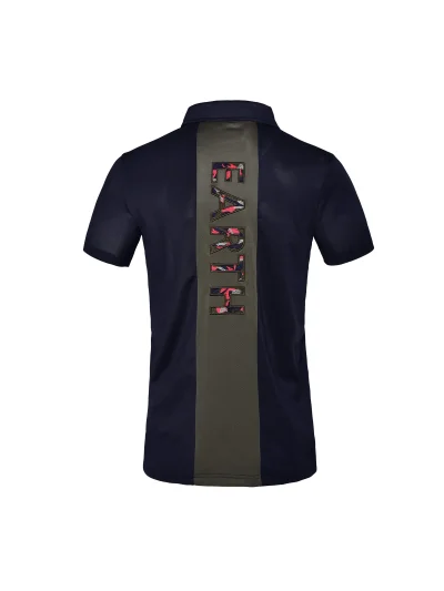 Polo à manches courtes en piqué technique bleu marine pour homme - KLjonatan - Kingsland Earth - imagen 2
