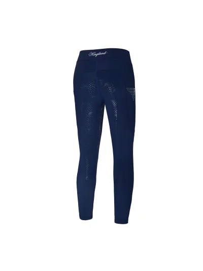 Leggings bleu marine à strass en los latéraux (grip à fond intégral) pour fille KLkemmie - Kingsland - imagen 2