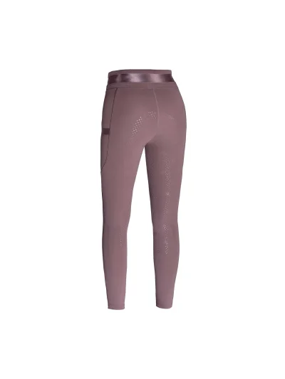 Leggings rose poudré avec ceinture large effet brillo (grip à fond intégral) pour fille KLkemmie - Kingsland - imagen 2