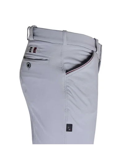 Pantalons d'équitation gris avec grip aux genoux pour homme KLkenton - Kingsland - imagen 3