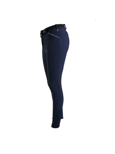 Pantalons d'équitation bleu marine (grip aux genoux) pour homme KLkenton - Kingsland - imagen 3