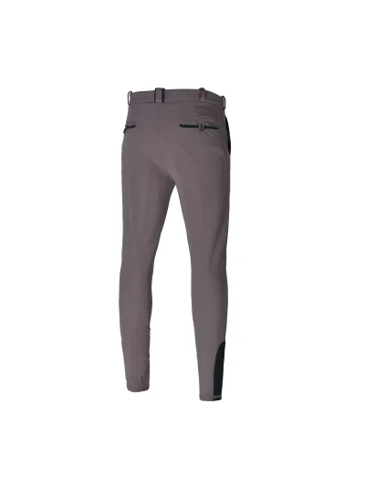Pantalons d'équitation marron avec grip silicone aux genoux pour homme modèle KLkurtis - Kingsland - imagen 2