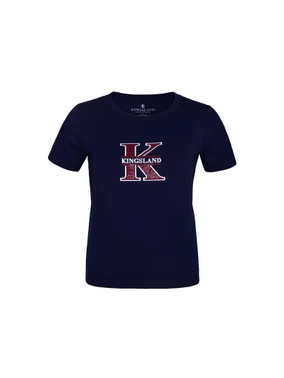 T-shirt à manches courtes bleu marine pour fille KLlala - Kingsland - imagen 2