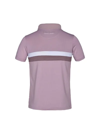 Polo en micro-piqué à manches courtes rose junior unisexe KLlocke - Kingsland - imagen 2