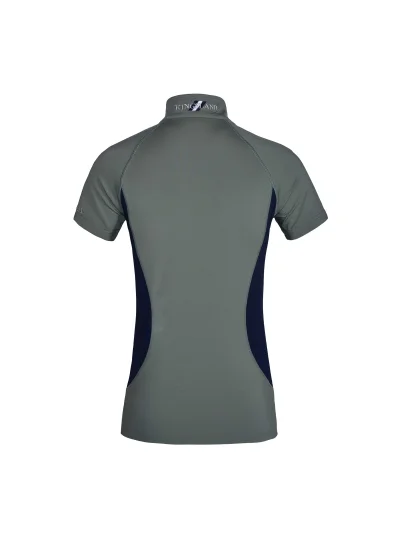 T-shirt d'entraînement à manches courtes vert kaki (green agave) pour femme KLlucine - Kingsland - imagen 2
