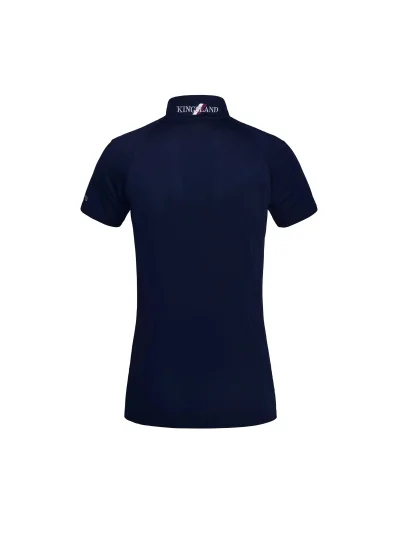 T-shirt d'entraînement à manches courtes bleu marine (navy blazer) pour femme KLlucine - Kingsland - imagen 2