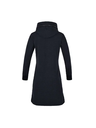 Sweat/Robe polaire gris foncé avec capuche pour femme KLnenana - Kingsland - imagen 2