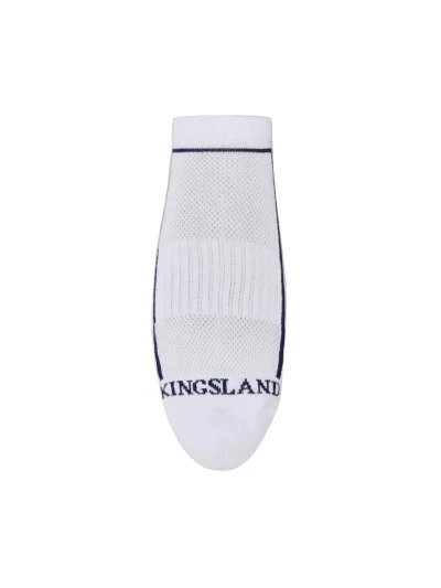 Pack of 2 Pairs of Ankle Socks (White & Navy) – Vence - Kingsland - imagen 3