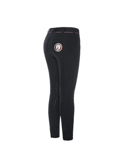 Pantalons bleu marine avec bordures en bordeaux (grip aux genoux) junior unisexe Kaila - Kingsland - imagen 2
