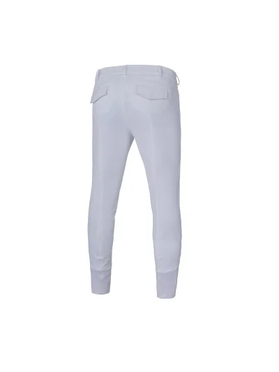 Pantalones de competición blancos (grip rodilla) para hombre - Kenton - Kingsland Classic - imagen 2