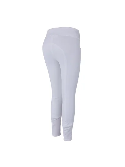 Pantalons pull-on blanc avec ceinture large et élastique et grip silicone aux genoux modèle Katja - Kingsland Classic - imagen 2